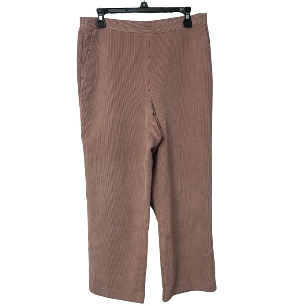 Vintage Alfred Dunner pink mauve Corduroy Pants stretchy flattering size 12